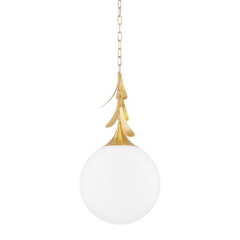Victoria One Light Pendant in Vintage Gold Leaf (428|H812701L-VGL)