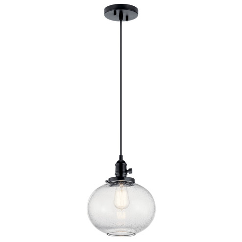 Avery One Light Mini Pendant in Black (12|43852BK)