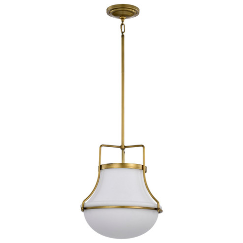 Valdora One Light Pendant in Natural Brass (72|60-7863)