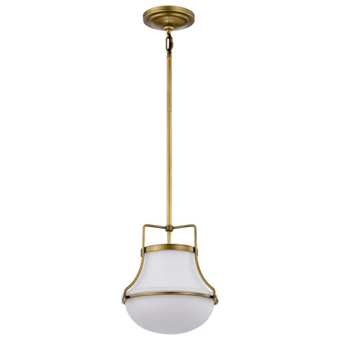 Valdora One Light Pendant in Natural Brass (72|60-7862)