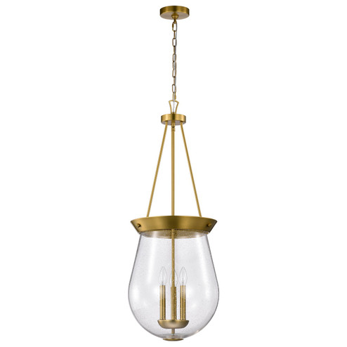 Boliver Three Light Pendant in Vintage Brass (72|60-7804)