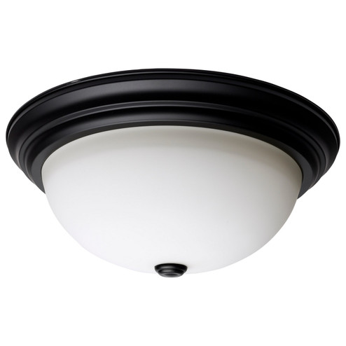 Three Light Flush Mount in Matte Black (72|60-129)