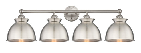 Edison Four Light Bath Vanity in Satin Gold (405|616-4W-SG-M14-BK)