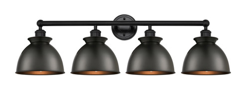 Edison Four Light Bath Vanity in Matte Black (405|616-4W-BK-M14-BK)