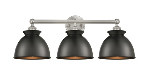 Edison Three Light Bath Vanity in Brushed Satin Nickel (405|616-3W-SN-M14-W)