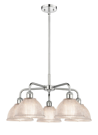 Ballston Five Light Chandelier in Polished Chrome (405|516-5CR-PC-G422)