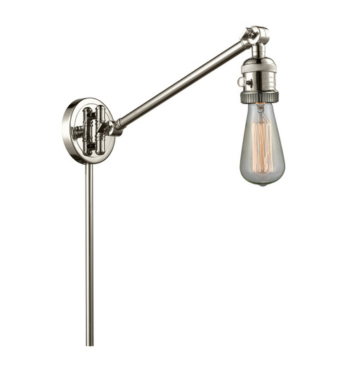 Franklin Restoration One Light Swing Arm in Polished Nickel (405|237-PN)
