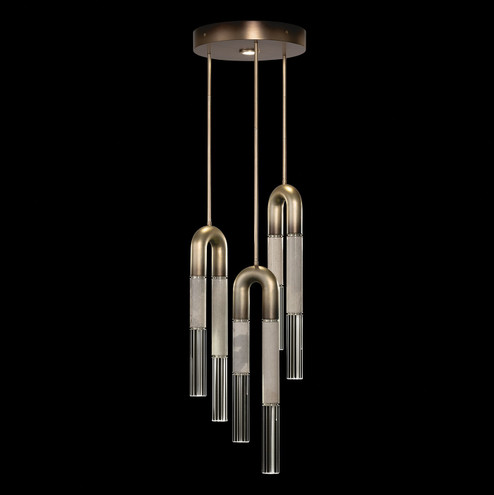 Antonia LED Pendant in Ombre Bronze/Nickel/Smoke (48|923840-622ST)