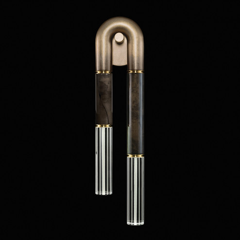 Antonia LED Wall Sconce in Ombre Bronze/Brass/Charcoal (48|922750-611ST)