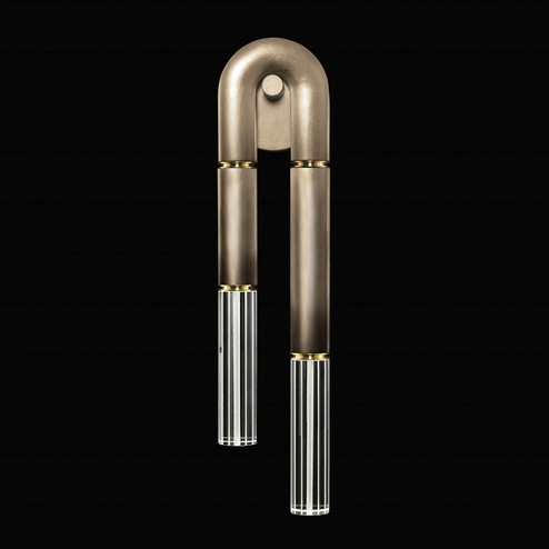 Antonia LED Wall Sconce in Ombre Bronze/Brass/No Parchment (48|922750-610ST)