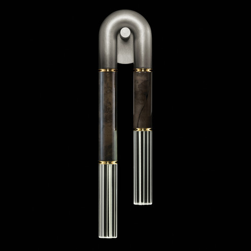 Antonia LED Wall Sconce in Ombre Silver/Brass/Charcoal (48|922550-711ST)