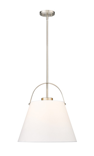 Z-Studio One Light Pendant in Brushed Nickel (224|743P18-BN)