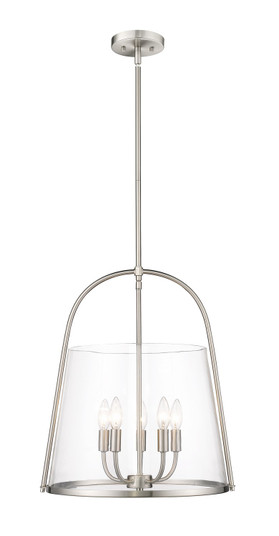 Archis Five Light Pendant in Brushed Nickel (224|3041P18-BN)