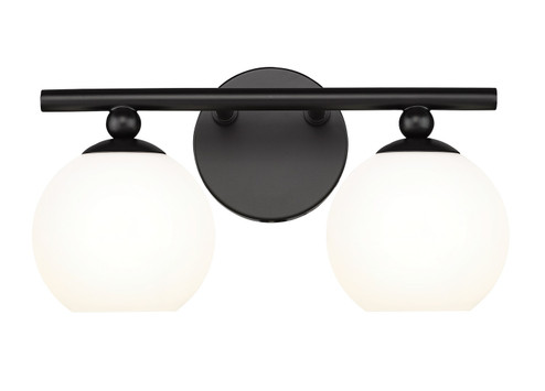 Neoma Two Light Vanity in Matte Black (224|1100-2V-MB)