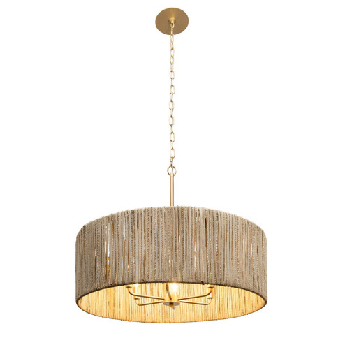 Jacob's Ladder Six Light Pendant in French Gold (137|391P06FG)