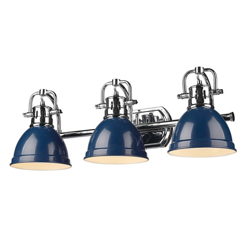 Duncan BCB Three Light Bath Vanity in Chrome (62|3602-BA3 CH-NVY)
