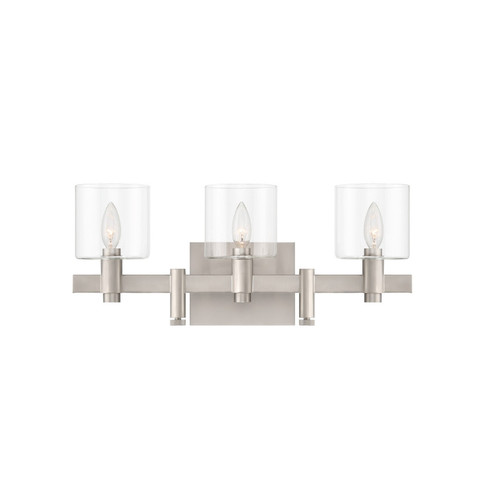 Decato Three Light Vanity in Satin Nickel (40|46812-025)
