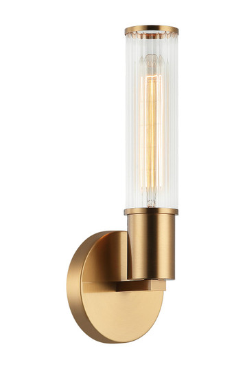 Klarice One Light Wall Sconce in Aged Gold Brass (423|S02811AG)