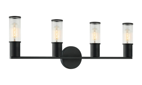 KLARICE Four Light Wall Sconce in Matte Black (423|S02804MB)