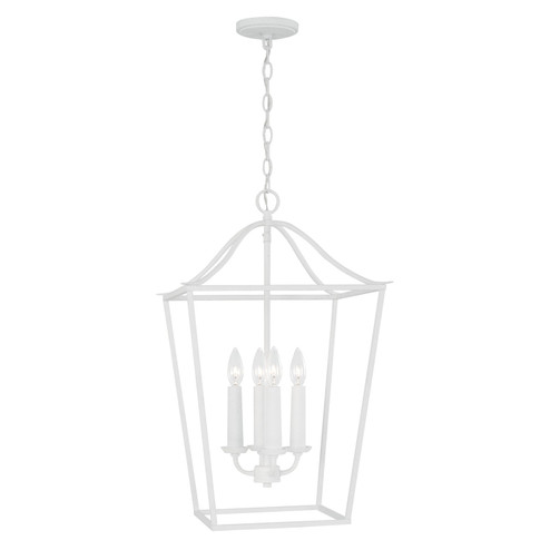 Grady Four Light Pendant in Textured White (65|550641XW)