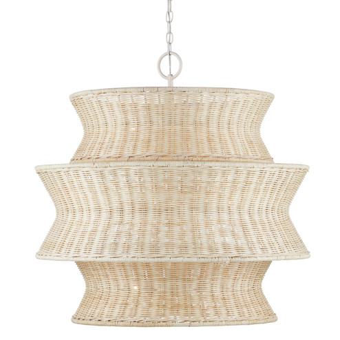 Phebe Nine Light Chandelier in Bleached Natural/Vanilla (142|9000-1084)