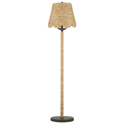 Suzanne Duin One Light Floor Lamp in Natural/Molé Black (142|8000-0139)