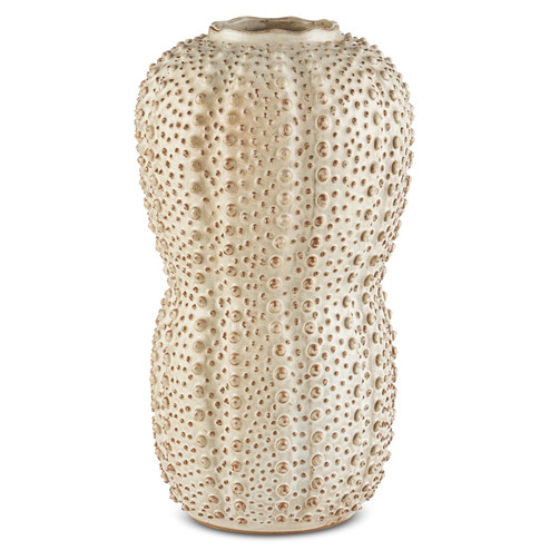 Peanut Vase in Ivory/Brown (142|1200-0743)