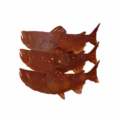 Crestline-Salmon Run One Light Wall Sconce in Rust Patina (172|A12061-02)