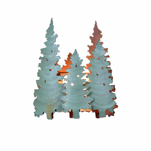 Crestline-Pine Grove One Light Wall Sconce in Pine Green/Rust Patina (172|A10742-04)