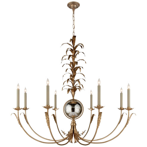 gramercy Eight Light Chandelier in Gilded Iron (268|CHC 1474GI)