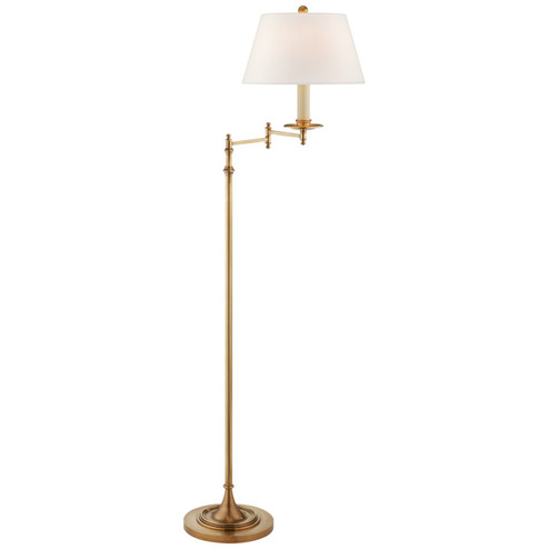Dorchester3 One Light Swing Arm Floor Lamp in Antique-Burnished Brass (268|CHA 9121AB-L)