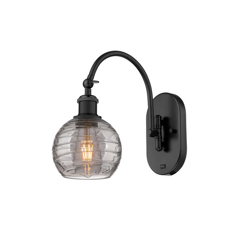Ballston One Light Wall Sconce in Matte Black (405|518-1W-BK-G1213-6SM) Ballston One Light Wall Sconce in Matte Black (405|518-1W-BK-G1213-6SM)