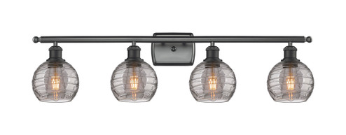 Ballston Four Light Bath Vanity in Matte Black (405|516-4W-BK-G1213-6SM)