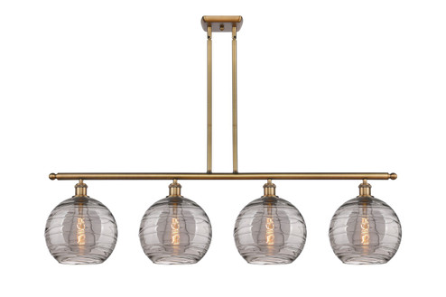 Ballston Four Light Island Pendant in Brushed Brass (405|516-4I-BB-G1213-10SM)