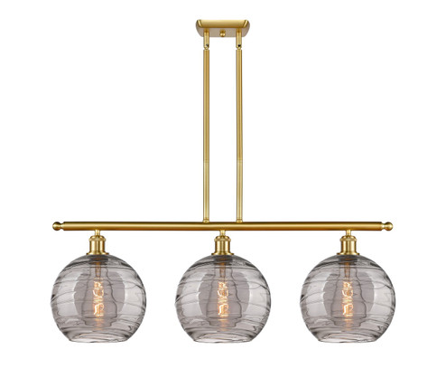 Ballston Three Light Island Pendant in Satin Gold (405|516-3I-SG-G1213-10SM)