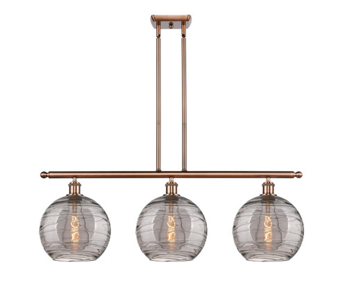 Ballston Three Light Island Pendant in Antique Copper (405|516-3I-AC-G1213-10SM)