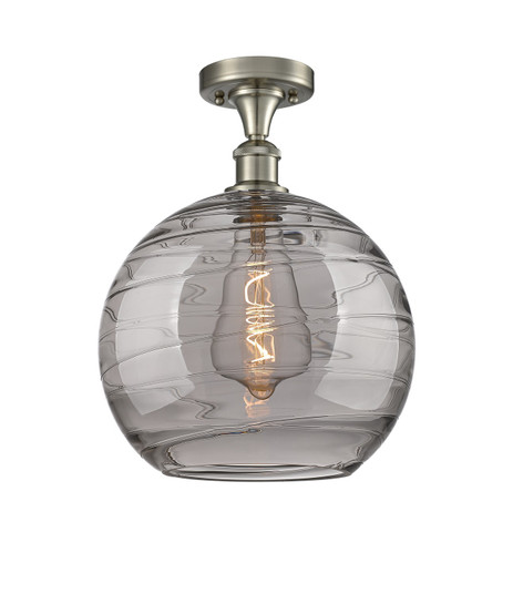 Ballston One Light Semi-Flush Mount in Brushed Satin Nickel (405|516-1C-SN-G1213-12SM)