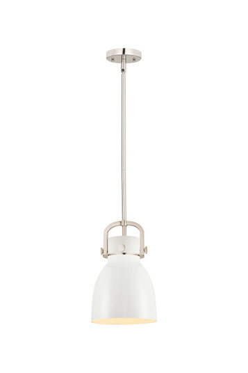Downtown Urban One Light Mini Pendant in Polished Nickel (405|410-1SS-PN-M412-8W)