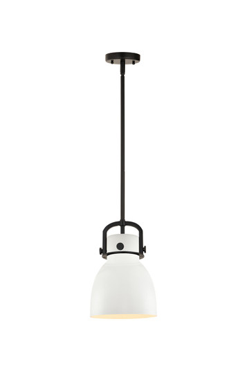 Downtown Urban One Light Mini Pendant in Matte Black (405|410-1SS-BK-M412-8W)