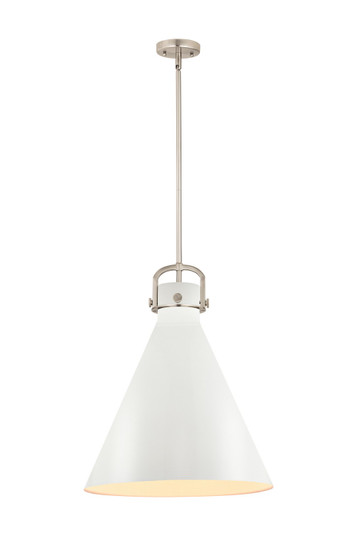 Downtown Urban One Light Pendant in Satin Nickel (405|410-1SL-SN-M411-18W)