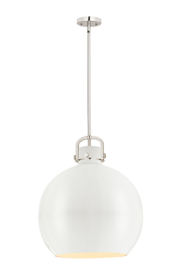Downtown Urban One Light Pendant in Polished Nickel (405|410-1SL-PN-M410-18W)