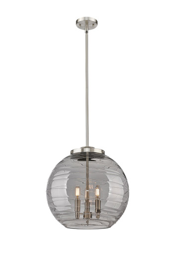 Ballston Three Light Pendant in Brushed Satin Nickel (405|221-3S-SN-G1213-16SM)