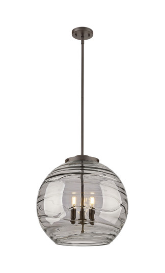 Ballston Three Light Pendant in Oil Rubbed Bronze (405|221-3S-OB-G1213-18SM)