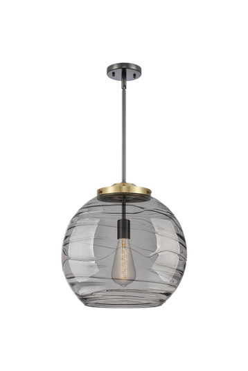 Essex One Light Pendant in Black Antique Brass (405|221-1S-BAB-G1213-16SM)