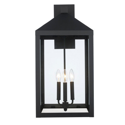 Tempest Three Light Outdoor Wall Mount in Black (110|51533 BK)