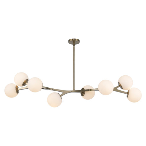 Haskell Eight Light Pendant in Antique Gold (110|11638 AG) Haskell Eight Light Pendant in Antique Gold (110|11638 AG)