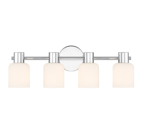 Strand Four Light Bathroom Vanity in Chrome (159|V6-L8-9022-4-11)