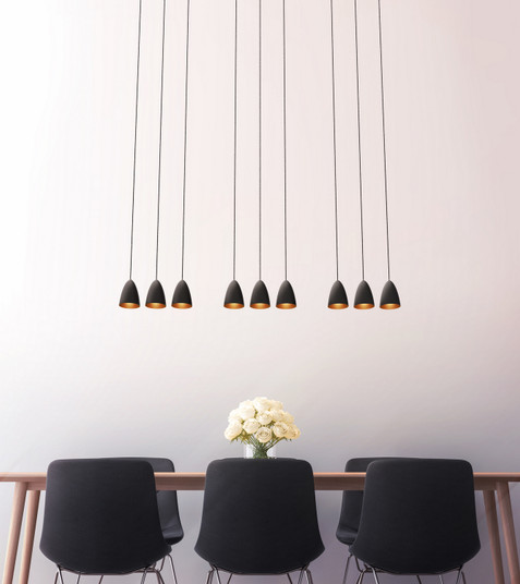 LBA LED Pendant in Matte Black (326|LBA-048P-BL-27U-30K)