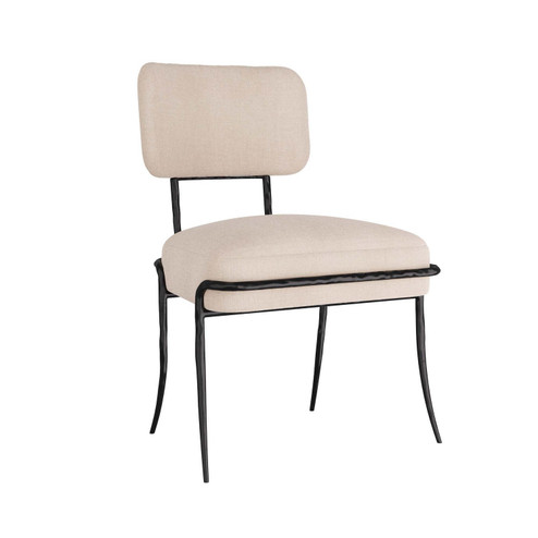 Mosquito Chair in Natural Linen/Blackened Iron (314|GDFRI01)