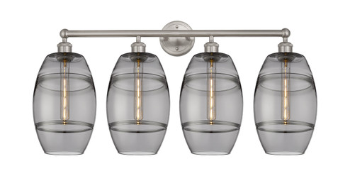 Edison Four Light Bath Vanity in Polished Chrome (405|616-4W-PC-G557-8SM)